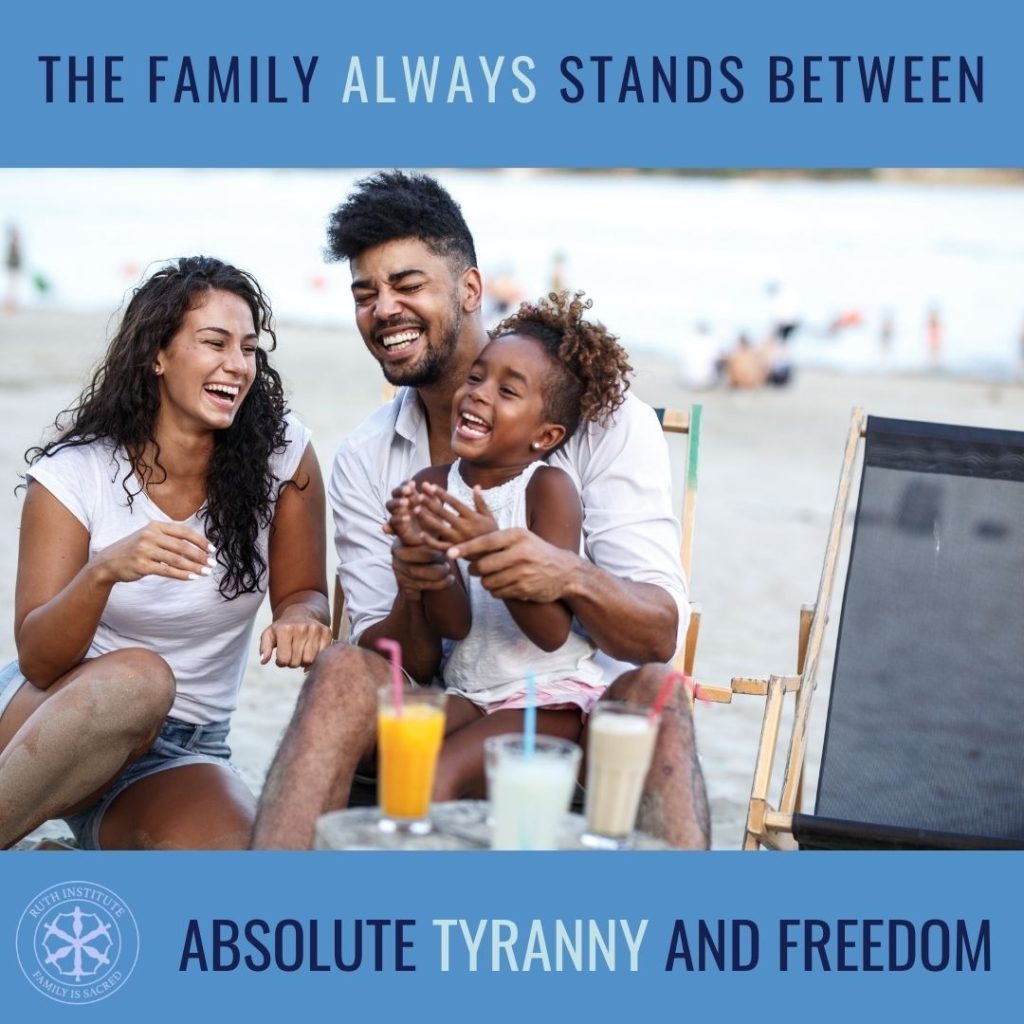 The Family Stands in the Way of the Left and the pursuit of absolute tyranny.