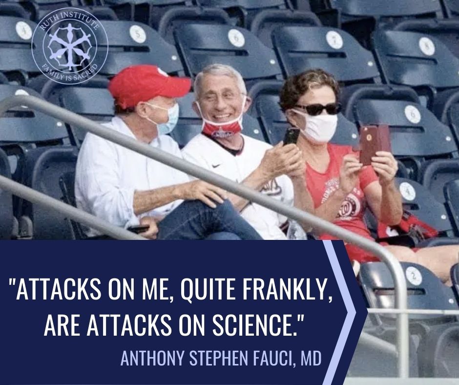 Fauci, Fauci flaunting his own covid rules at a baseball game, Fauci mask down not socially distanced not drinking or eating,