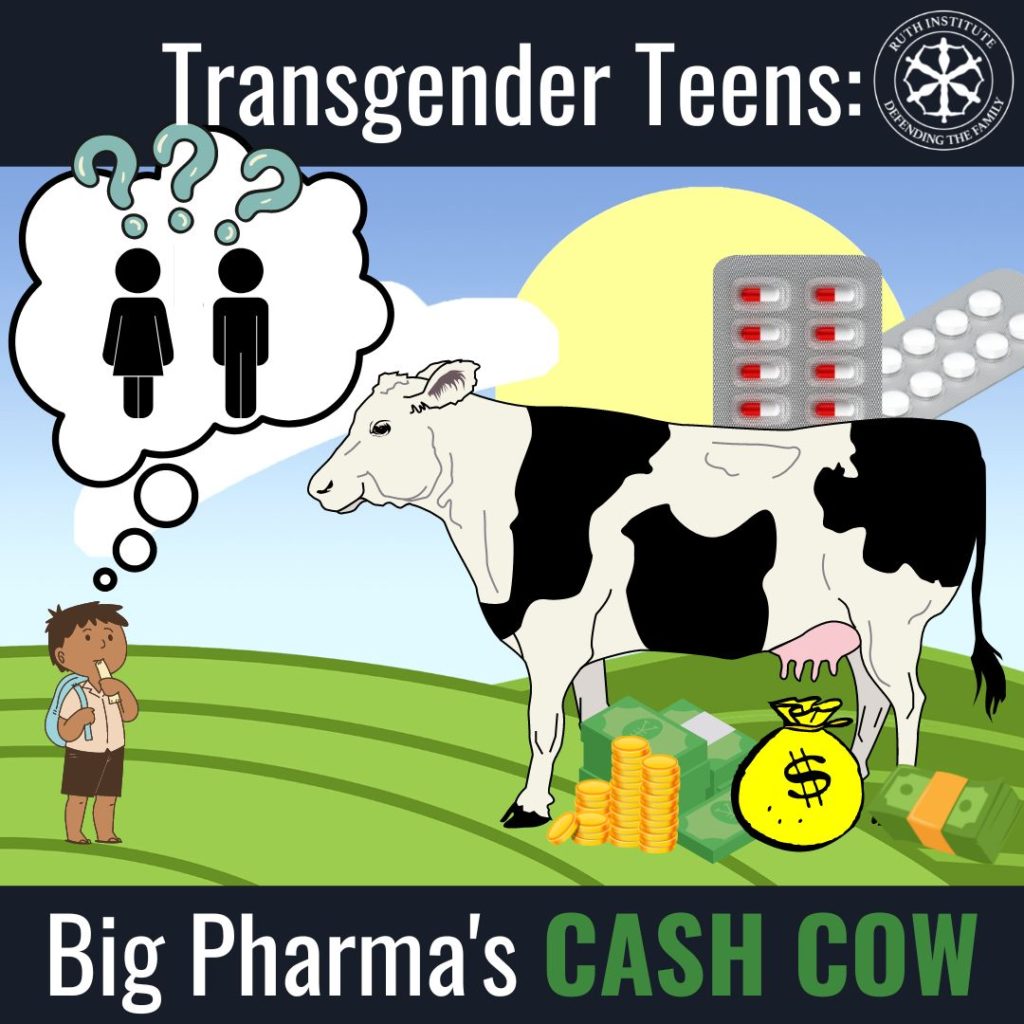 Dr. Morse visits with Fr. McTeigue and discusses Big Pharma's Cash Cow, Transgender Teenagers, who will be lifetime customers.