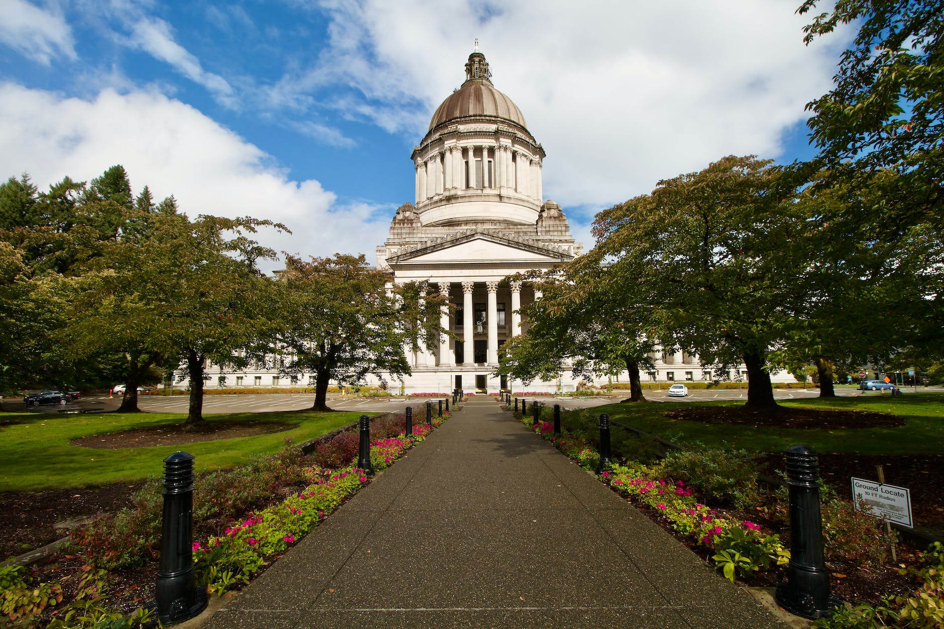 facade of the state capitol