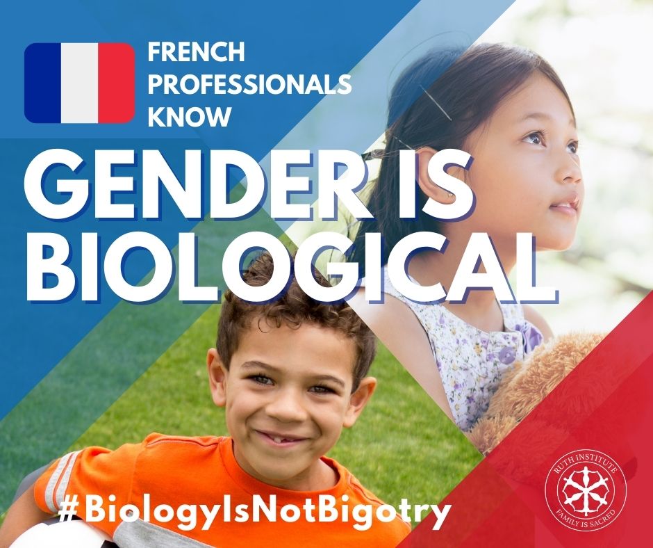 Boy and girl, biology is not bigotry, gender is biological