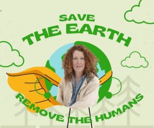 Tracy Stone Manning wants to save the earth, from humans, by removing the humans.
